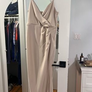 Champagne BHLDN gown